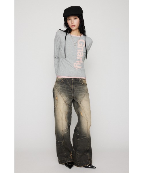 LAGUA GEM（ラグアジェム） ジーンズ デニム デニムパンツ FINE CRASH