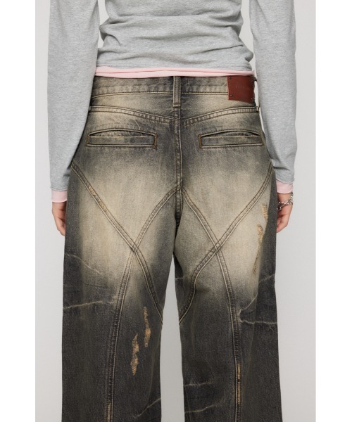 LAGUA GEM（ラグアジェム） ジーンズ デニム デニムパンツ FINE CRASH