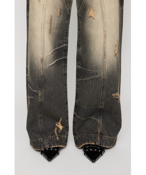 LAGUA GEM（ラグアジェム） ジーンズ デニム デニムパンツ FINE CRASH