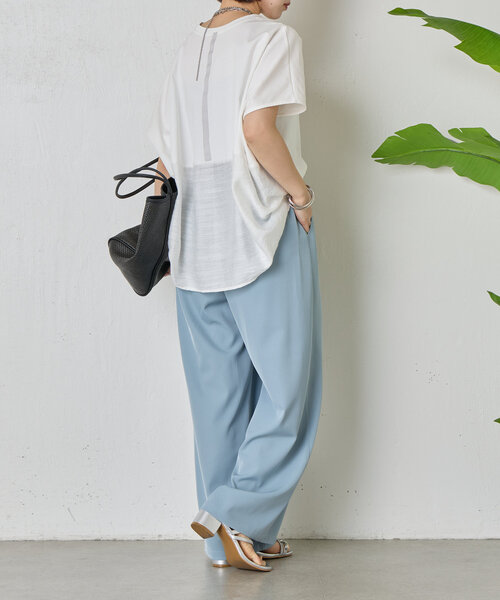 「Jena espace merveilleux」 半袖Tシャツ FREE ブラック レディース_画像5