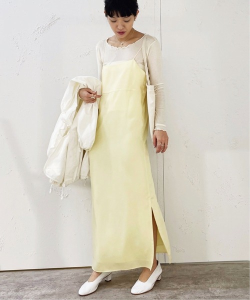 「EDIT. FOR LULU」 サロペットスカート 36 イエロー レディース_画像9