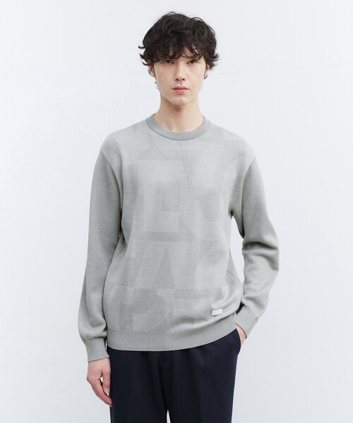タケオキクチ　【Made in JAPAN】ビッグチェック柄 ニット TAKEO KIKUCHI（タケオキクチ） セーター ニット 「Made in JAPAN