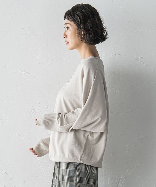 la.f（ラ・エフ） ニット セーター ストレッチドルマンニット