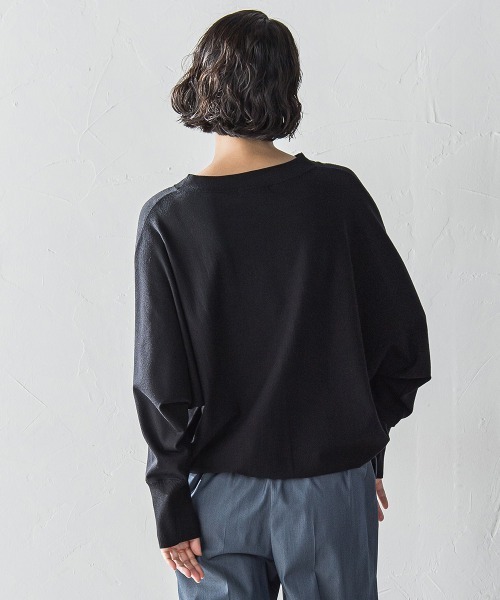 la.f（ラ・エフ） ニット セーター ストレッチドルマンニット