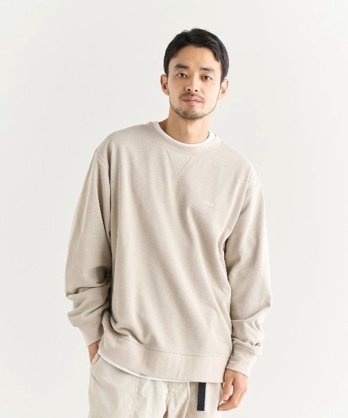 NANGA（ナンガ） トレーナー スウェット DRY MIX TERRY CREW SWEAT