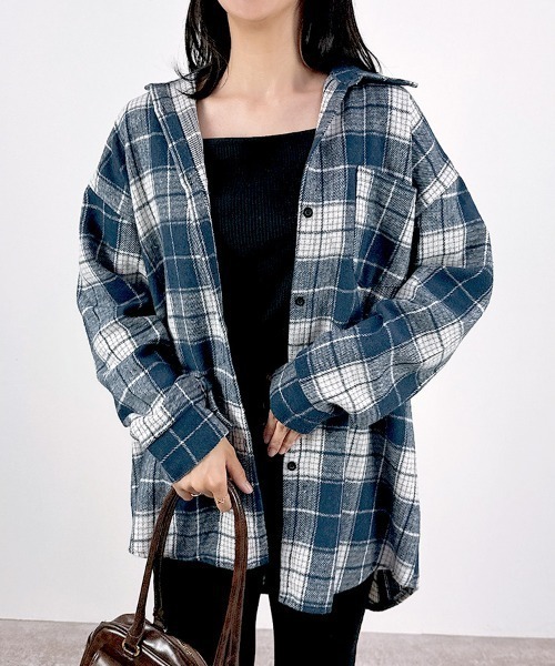 CLOTHY ブラウス シャツ 「ボタンを閉めてトップス風に、開けてライト