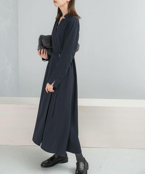 ワンピース ベルトデザインカシュクールワンピース : ZOZOTOWN Yahoo