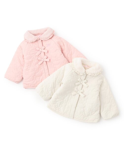 mezzo piano ブルゾン アウター うさぎキルトブルゾン キッズ 子供服