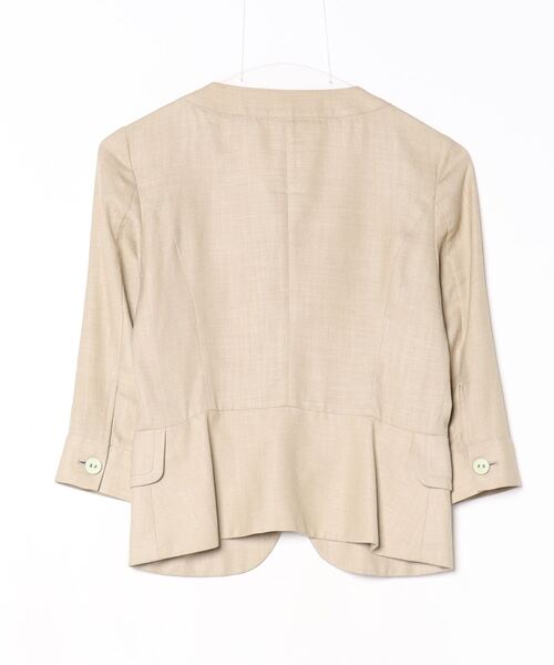 「7-ID concept.」 ブルゾン 36 ベージュ レディース_画像2