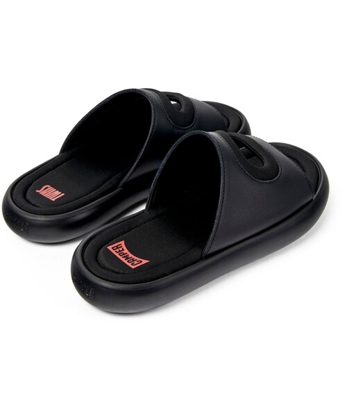 「CAMPER」 フラットサンダル 24.0cm ブラック レディース_画像4