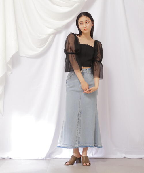 「JILL by JILL STUART」 7分袖ブラウス FREE ピンク レディース_画像7