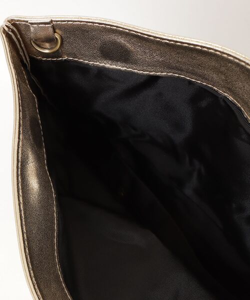 「RAPTURE」 ワンポイント2WAYバッグ - ゴールド レディース_画像4