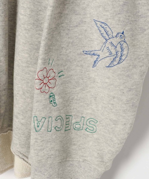 「niko and...」 スウェットカットソー LARGE シルバー レディース_画像5