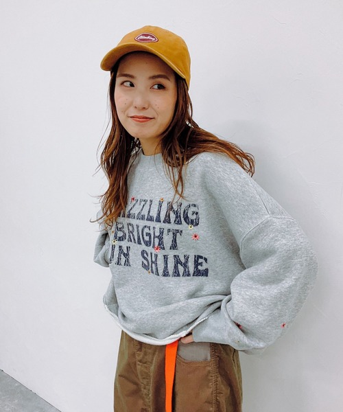 「niko and...」 スウェットカットソー LARGE シルバー レディース_画像7