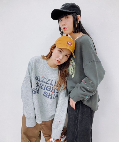 「niko and...」 スウェットカットソー LARGE シルバー レディース_画像8