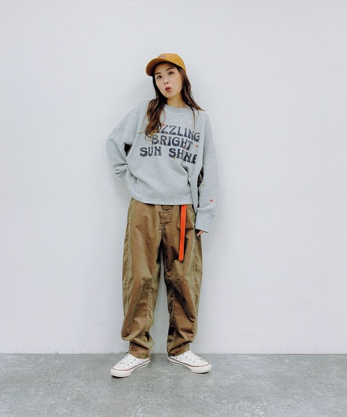 「niko and...」 スウェットカットソー LARGE シルバー レディース_画像9