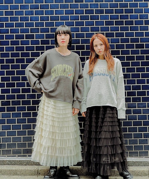 にこ！ niko and…（ニコアンド） スウェットカットソー LARGE シルバー