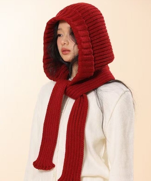 sakishimatokyo マフラー ストール ニットバラクラバ/バラボネット