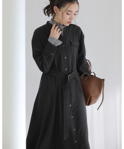 La TOTALITE（ラ トータリテ） ワンピース 「洗える」ツイルポケット