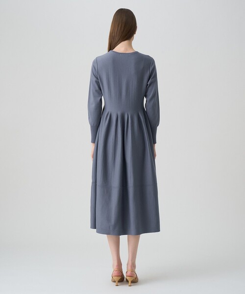 「ANAYI」 ニットワンピース 36 ネイビー レディース_画像5