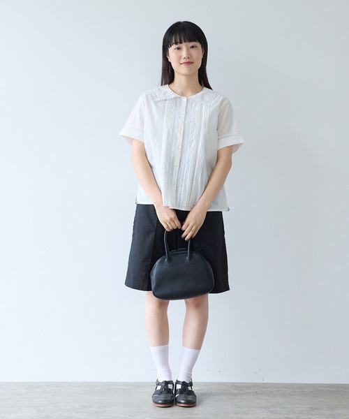 ブラウス シャツ antique lace sailor ブラウス レディースの画像