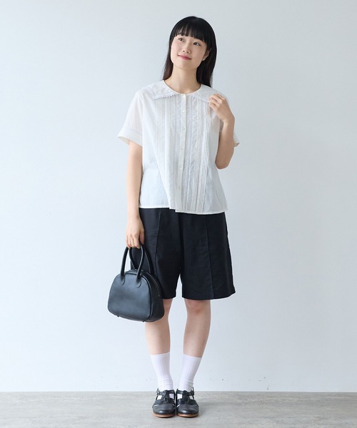 ブラウス シャツ antique lace sailor ブラウス レディースの画像