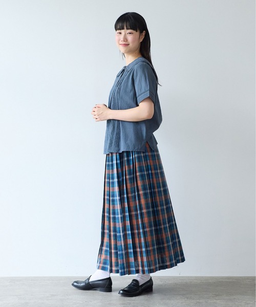 ブラウス シャツ antique lace sailor ブラウス レディースの画像