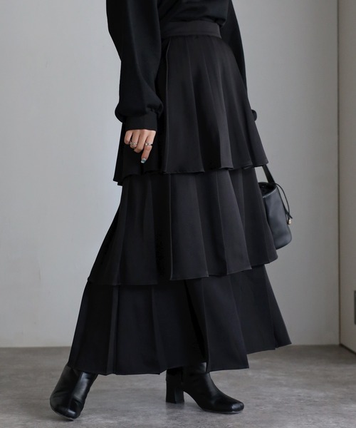 sakishimatokyo フリルスカート FREE ブラック レディース : ZOZOTOWN