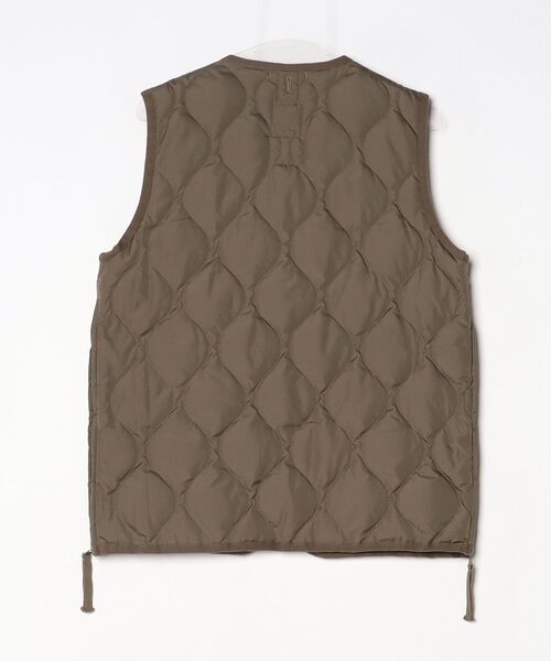 「BEAMS LIGHTS」 「TAION」ダウンベスト MEDIUM グリーン系その他5 メンズ_画像2