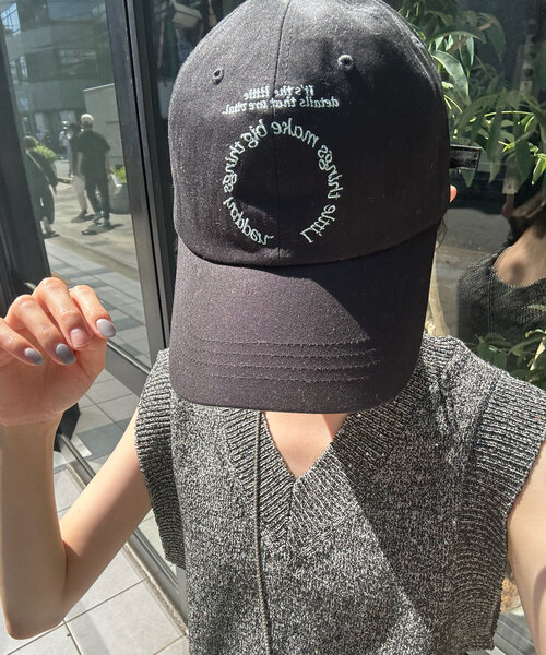 「mystic」 キャップ ONE SIZE オフホワイト レディース_画像4