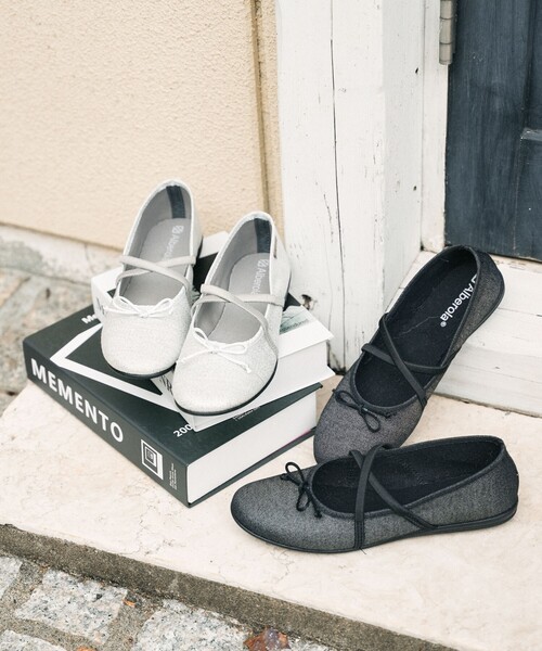 「FREAK'S STORE」 フラットパンプス 38 ブラック レディース_画像2