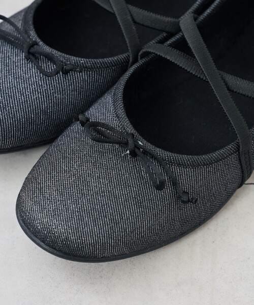 「FREAK'S STORE」 フラットパンプス 38 ブラック レディース_画像9