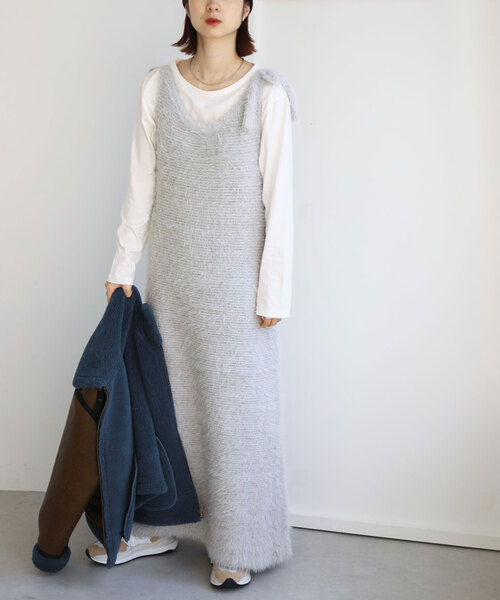 「SLOBE citron.」 キャミソールワンピース - ピンク レディース_画像2