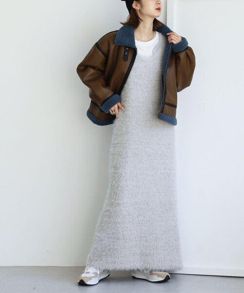 「SLOBE citron.」 キャミソールワンピース - ピンク レディース_画像10