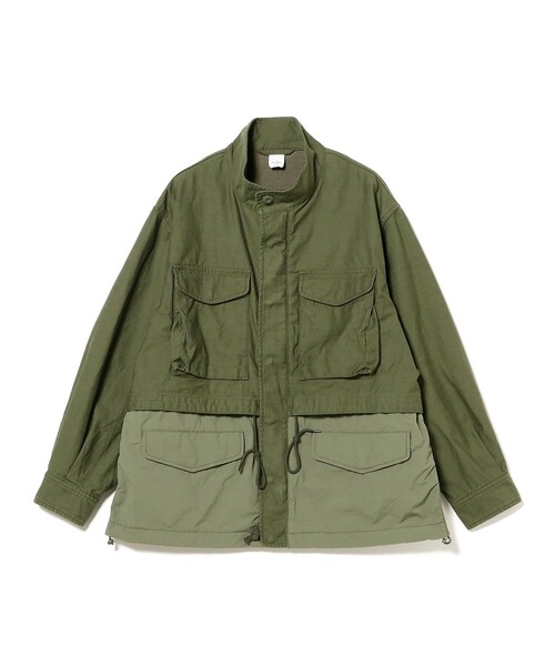 BEAMS（ビームス） ミリタリージャケット モッズコート M65 レイヤード