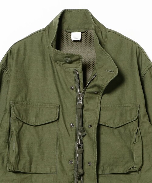 BEAMS（ビームス） ミリタリージャケット モッズコート M65 レイヤード