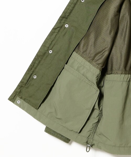 BEAMS（ビームス） ミリタリージャケット モッズコート M65 レイヤード