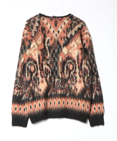 Needles（ニードルス） ニットカーディガン M オレンジ メンズ