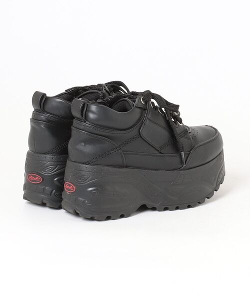 「YOSUKE」 ハイカットスニーカー 23.5 ブラック レディース_画像2