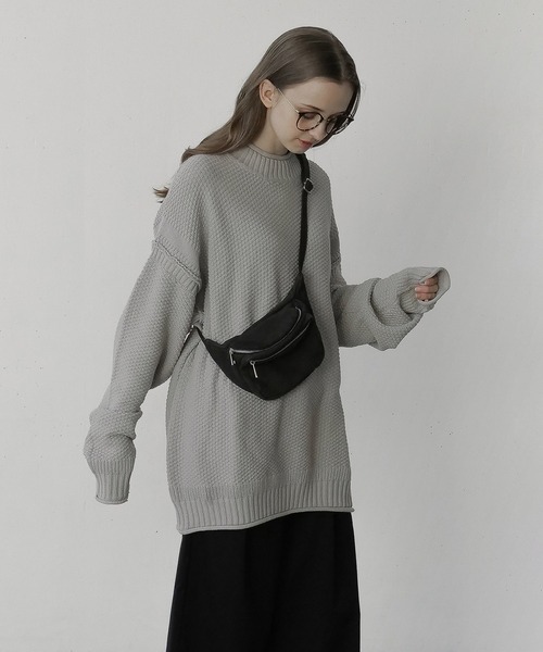 「remer」 長袖ニット MEDIUM グレー メンズ_画像2