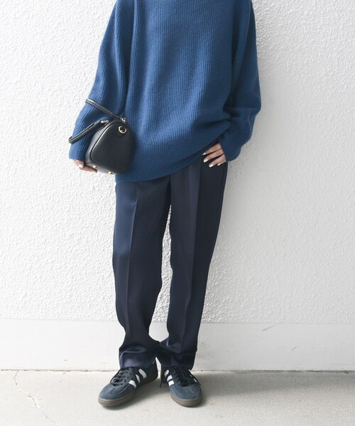 SHIPS any 「SHIPS any」 パンツ 38 ネイビー レディース : ZOZOTOWN