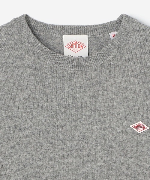 「DANTON」 長袖ニット 38 レッド レディース_画像8