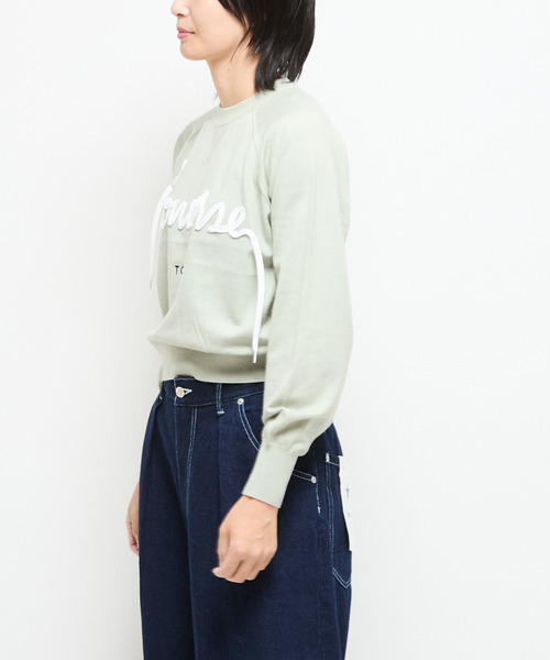 CONVERSE TOKYO ニット セーター SPINDLE LOGO SHORT KNIT レディース