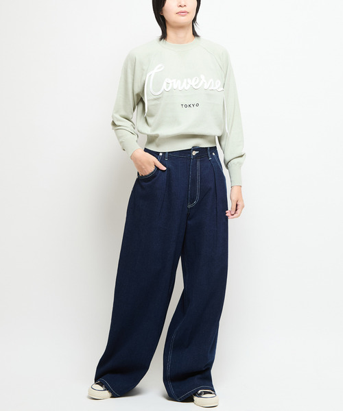 トップス CONVERSE TOKYO SPINDLE LOGO SHORT KNIT CONVERSE TOKYO｜SPINDLE LOGO SHORT KNIT | Rakuten Fashion(楽天