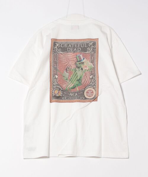 「Grateful Dead」 半袖Tシャツ MEDIUM ホワイト メンズ_画像2