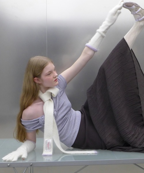 「ROCKFISH WEATHERWEAR」 マフラー FREE チャコール レディース_画像2