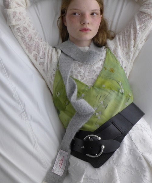 「ROCKFISH WEATHERWEAR」 マフラー FREE チャコール レディース_画像4