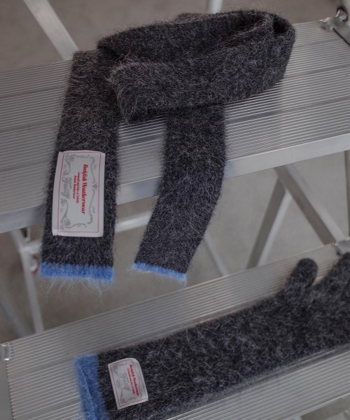 「ROCKFISH WEATHERWEAR」 マフラー FREE チャコール レディース_画像7