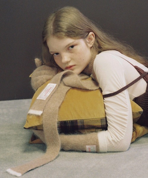 「ROCKFISH WEATHERWEAR」 マフラー FREE チャコール レディース_画像8