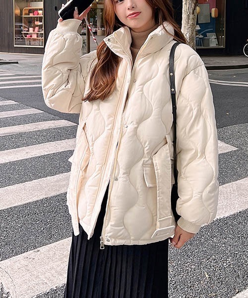 「gossip！ロサンゼルス」 ブルゾン FREE オフホワイト レディース_画像7